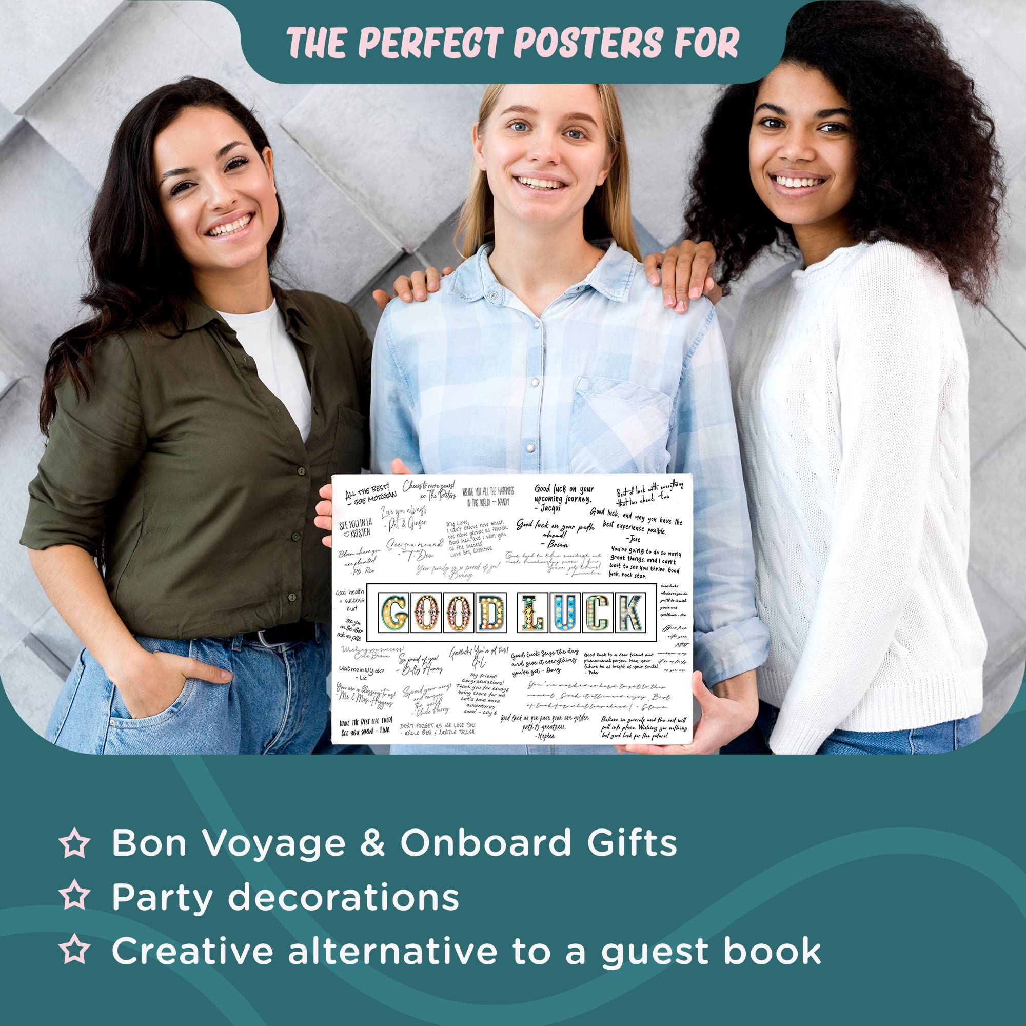 Amazon.com: L&O Goods Good Luck Signature Greeting Card